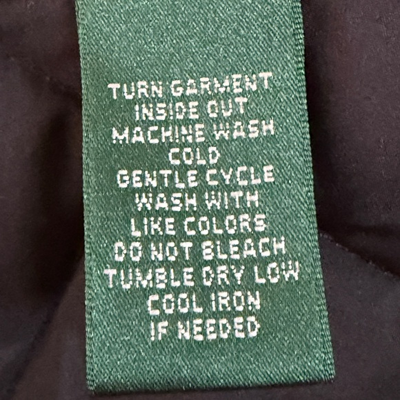 Ralph Lauren Quilted Black Barn Jacket in EUC - Picture 8 of 10